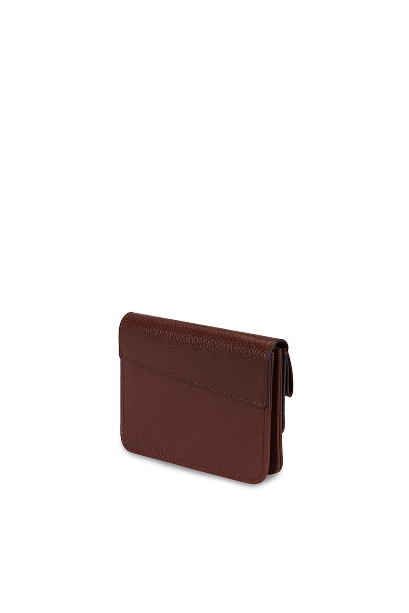 Drapé_Card_holder_square_brown_2